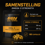 Omega 3 Forza EPA 350mg / DHA 250mg – BeBulk Nutrition - Afbeelding 4