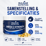 Omega 3 Forza EPA 350mg / DHA 250mg – BulkLab Nutrition - Afbeelding 4