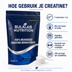 100% Creatine Monohydrate Micronized - BulkLab Nutrition 5