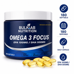 Omega 3 Fokus: EPA 100mg / DHA 500mg – BulkLab Nutrition - Afbeelding 2