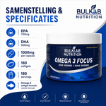 Omega 3 Fokus: EPA 100mg / DHA 500mg – BulkLab Nutrition - Afbeelding 4