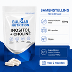 Inositol + Choline - Capsules - BulkLab Nutrition afbeelding 3