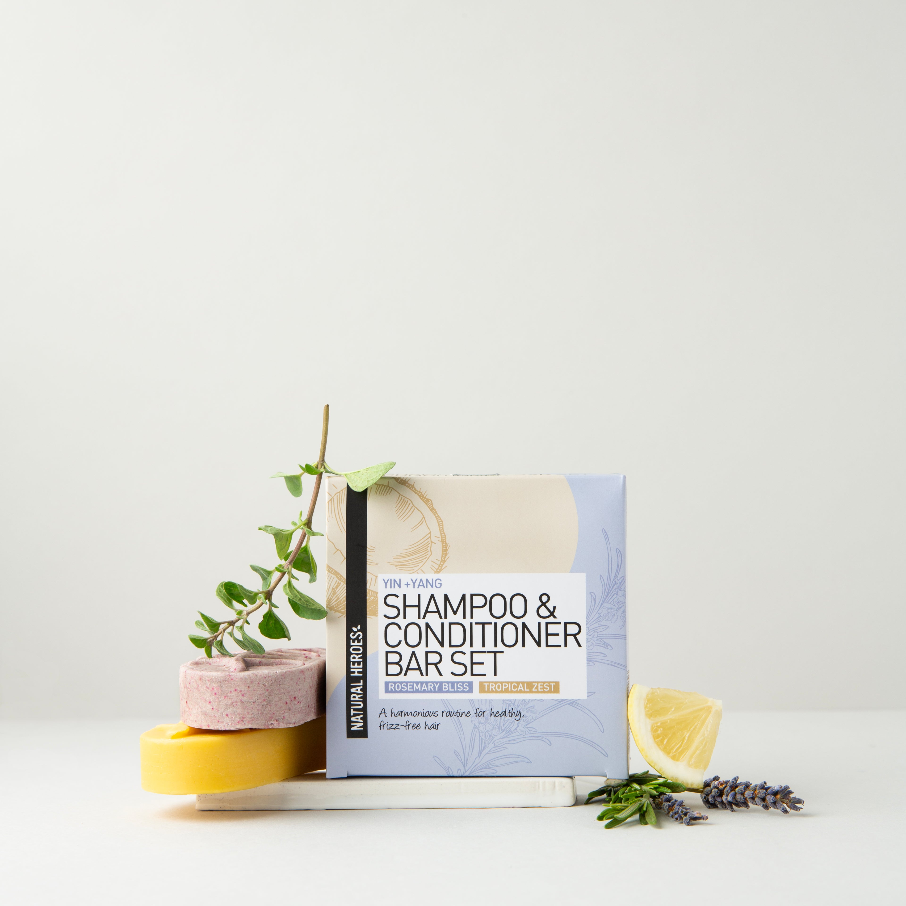 Shampoo- og balsambar-sæt