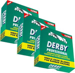 Derby Lame da barba professionali rozar shaving 3x100 pezzi afbeelding 1
