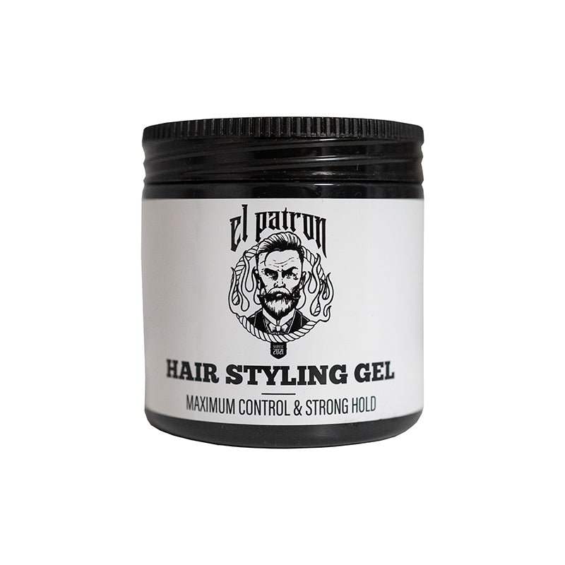 Gel de Estilo para Cabelo ElPatron controlo máximo e fixação forte 500ml - 100% Halal Cosmetica