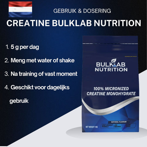 100% Creatina Monoidrato Micronizzata - BulkLab Nutrition