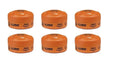 Glorie Aqua Pantenol , brazilian wax , Wax Pliable Styling Oranje met Vitamine B5 en E 6x150 ml