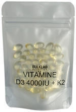 Vitamina D3 4000 UI + K2 100 mcg MK7 - Softgel – BulkLab Nutrition - Afbeelding 2