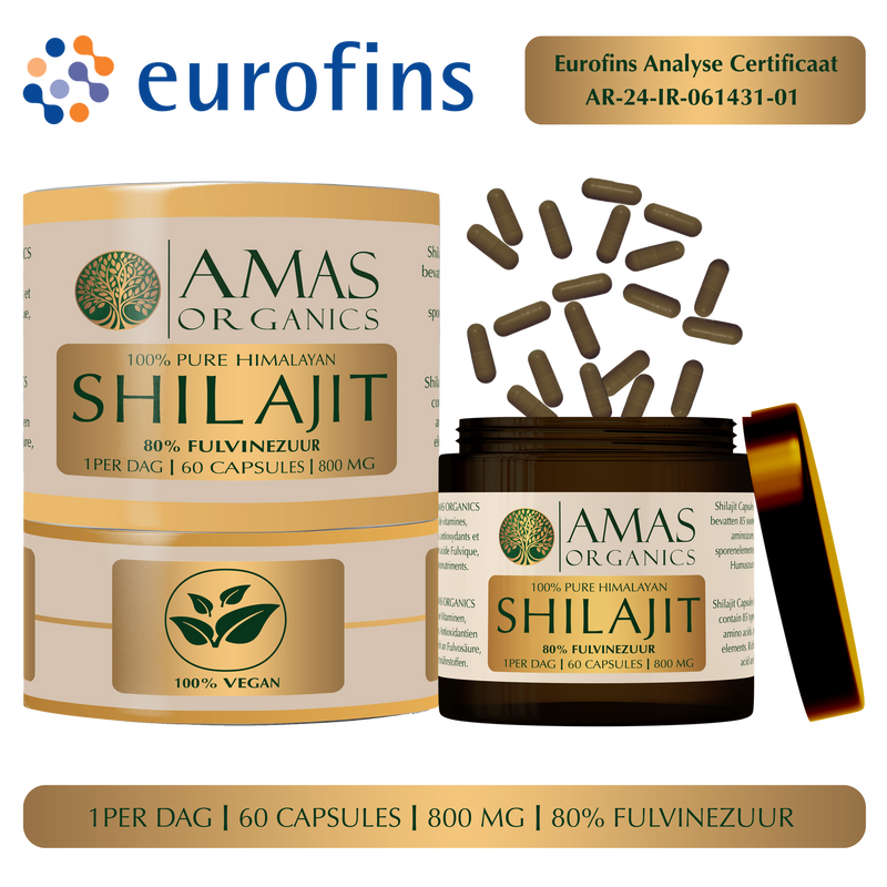 100% PURE HIMALAYAN SHILAJIT CAPSULES kopen in Nederland