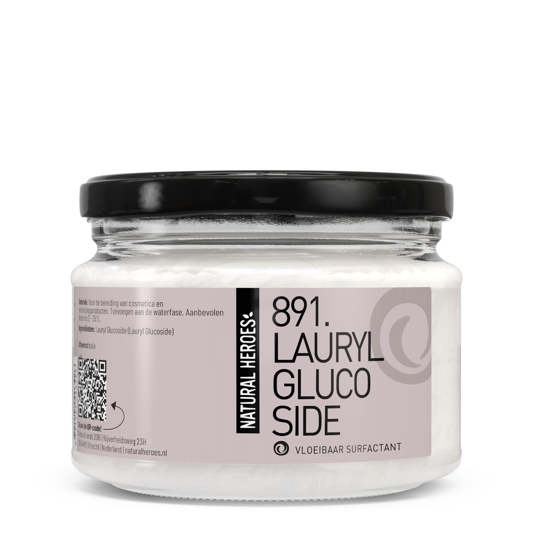 Lauryl Glucoside - Tensioativo líquido (pequenas bolhas)