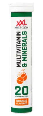 Multivitaminer & Mineraler - 20 brusetabletter - XXL Nutrition - Afbeelding 1