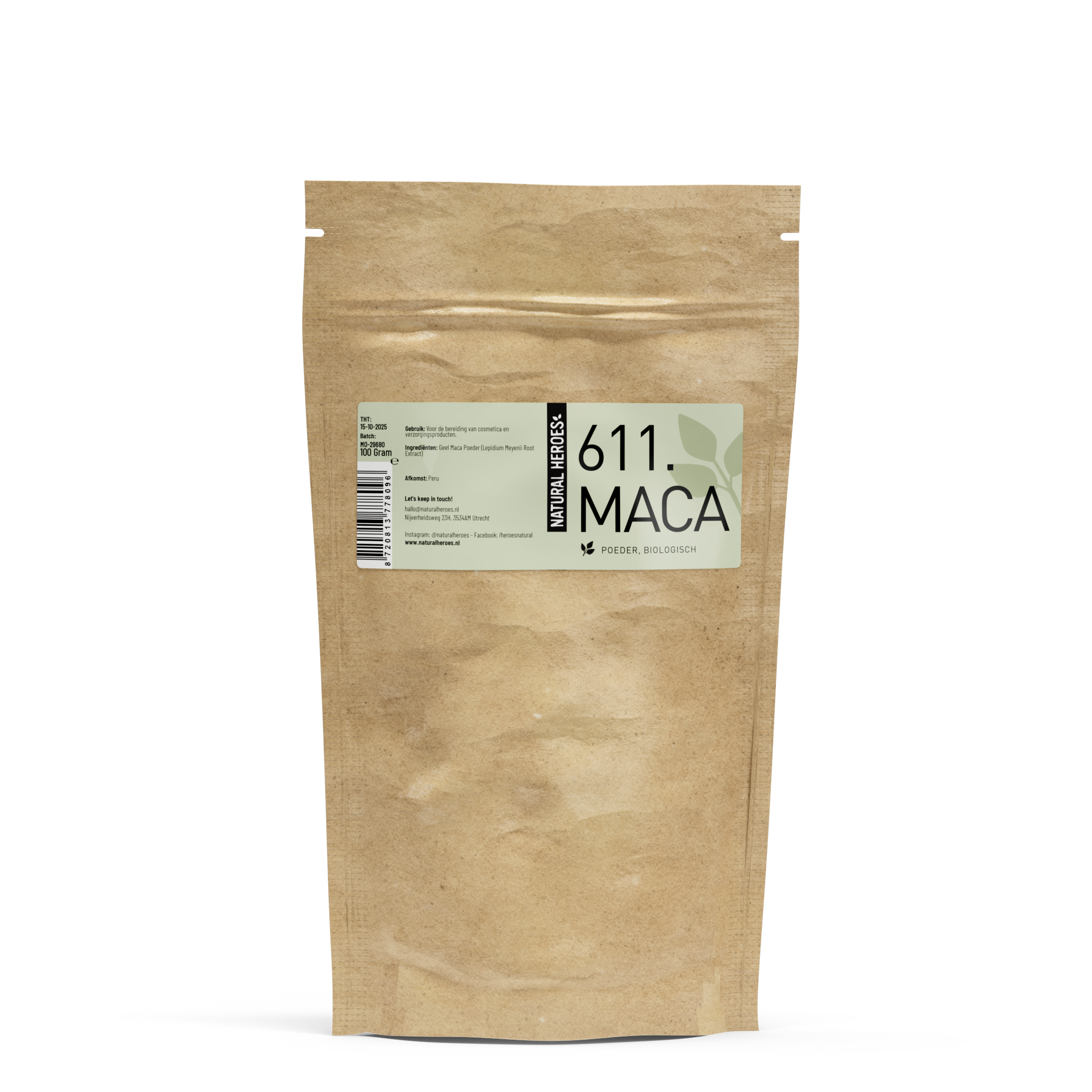 Pó de Maca (Amarelo) - Biológico