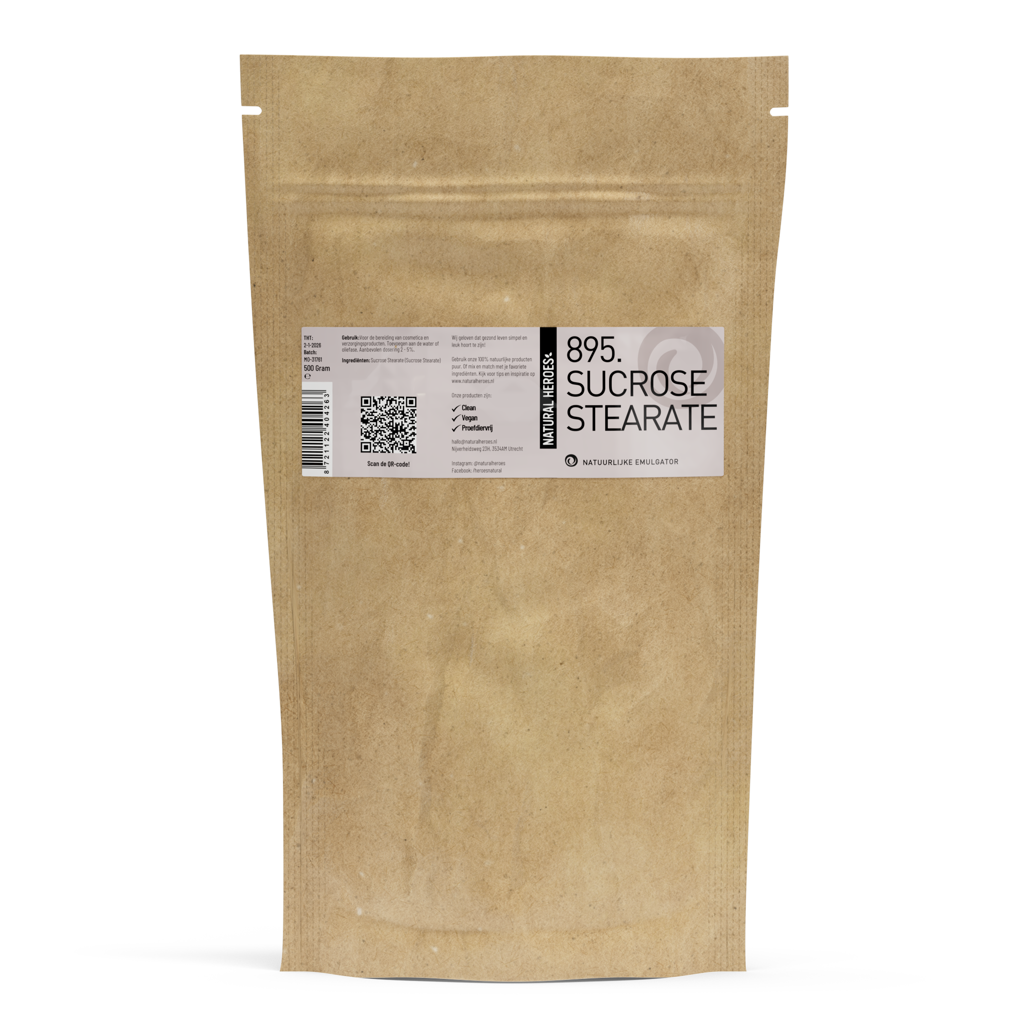 Natuurlijke Emulgator (Sucrose Stearato HLB 16)