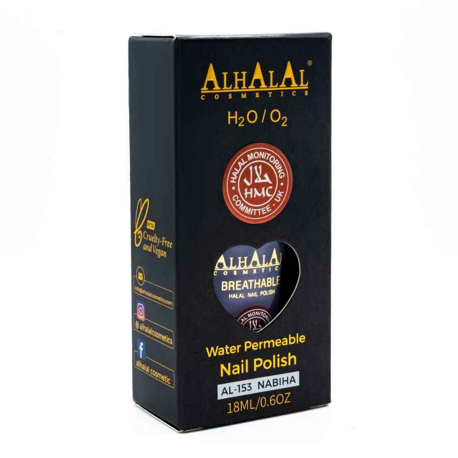 AL-153 NABIHA GRIJZE NAGELLAK - Halal Cosmetica