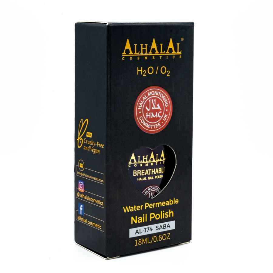 AL-174 SABA Rode Nagellak - Halal Cosmetica