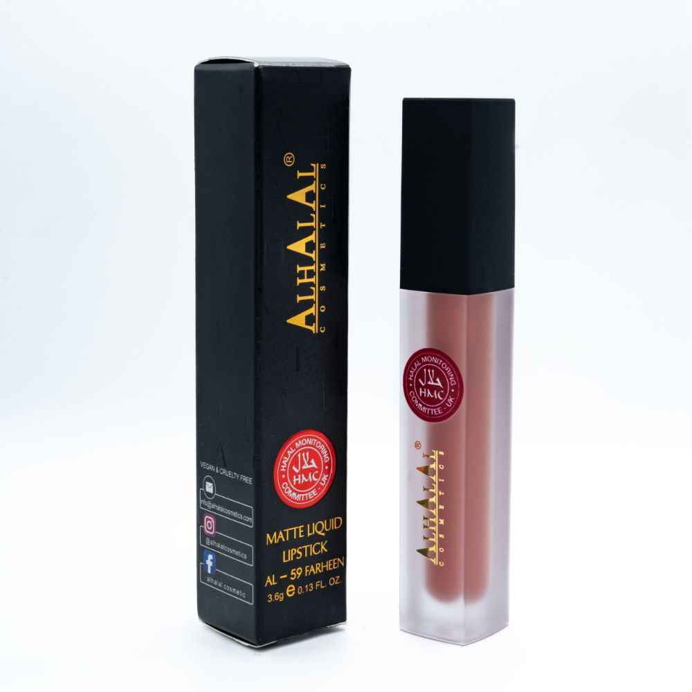 AL-59 FARHEEN Bruine Glanzende Lippenstift