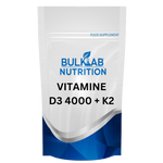 Vitamina D3 4000 UI + K2 100 mcg MK7 - Softgel – BulkLab Nutrition - Afbeelding 1