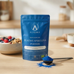 Biologische Blauwe Spirulina poeder superfood 75 gram afbeelding 1