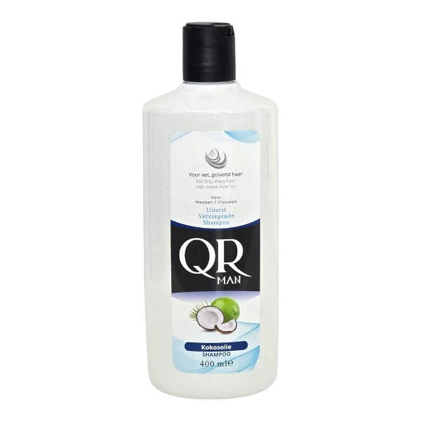 QR MAN SHAMPOO KOKOSOLIE 400 ML - 100% Halal Cosmetica