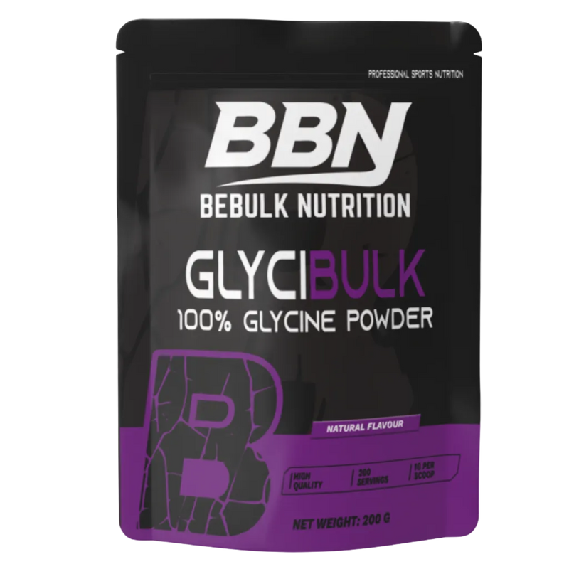 GlyciBulk - Glycinpulver - BeBulk Nutrition - 100% Halal Cosmetica