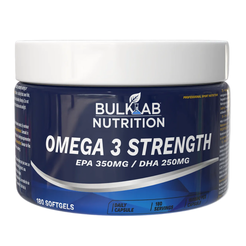 Omega 3 Forza EPA 350mg / DHA 250mg – BulkLab Nutrition - 100% Halal Cosmetica