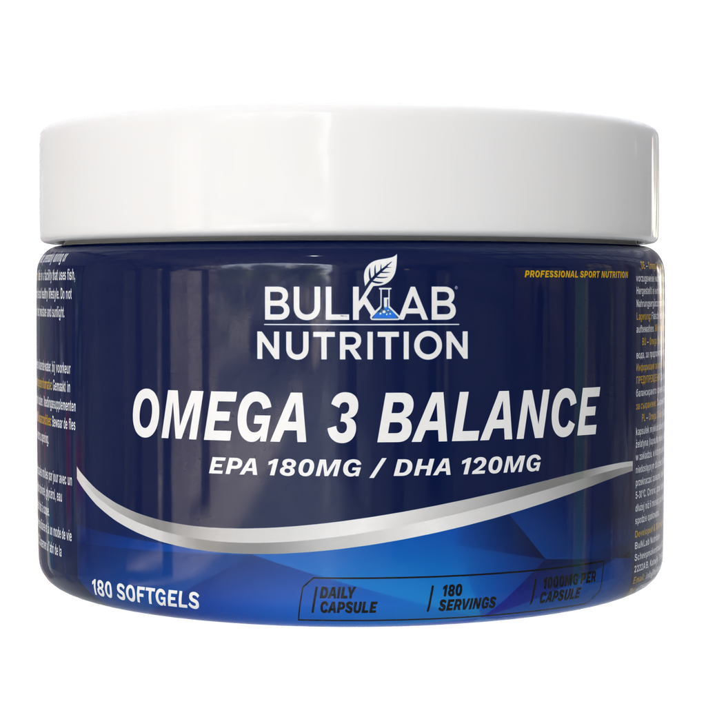 Omega 3 Balance EPA 180mg / DHA 120mg – BulkLab Nutrition