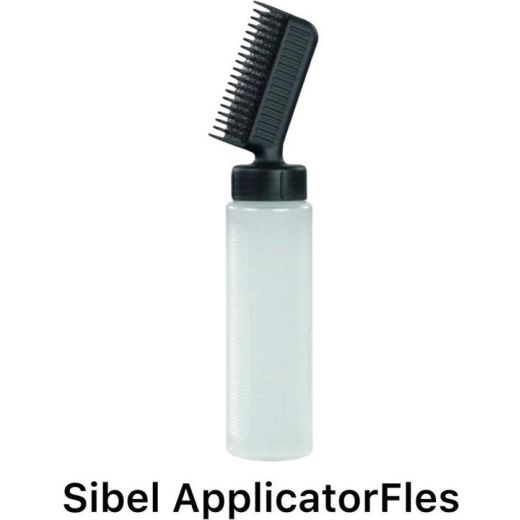 Sibel Applicator Bottle with Comb Sponge - Hair Coloring Toners Hair Dye Application - 100ml kopen in Nederland