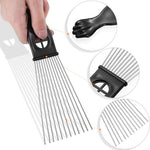 Afro Pick Comb. krullend haar, afro haar afbeelding 2