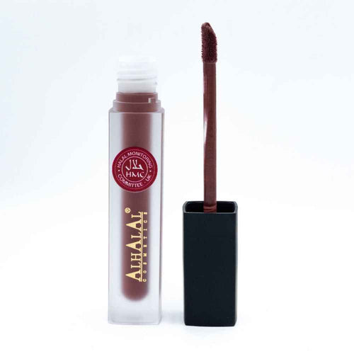 Alhalal cosmetics vloeibare lippenstift met applicator in een Beige Lipgloss kleur