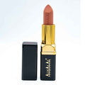 Alhalal cosmetics velvet lipstick in een elegante bruine kleur met gouden huls