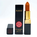 Alhalal cosmetics matte velvet ORANJE LIPPENSTIFT in zwarte en goudkleurige huls met verpakking