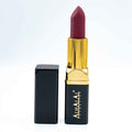 Alhalal cosmetics velvet lipstick in diepe bordeauxrode kleur met gouden huls OUDE LIPPENSTIFT