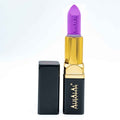 Alhalal cosmetics paarse velvet lippenstift met gouden huls en zwarte dop PARSE LIPPENSTIFT