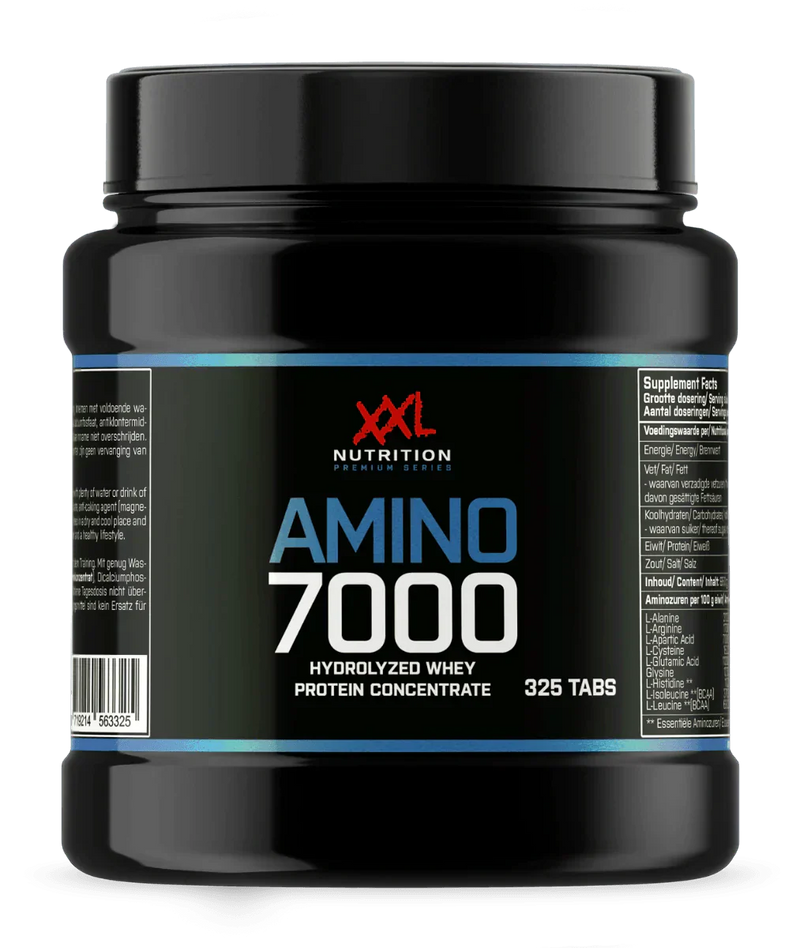Amino 7000 - 325 Tabletter - XXL Nutrition - 100% Halal Cosmetica