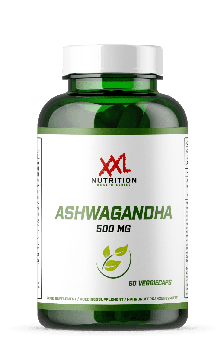 Ashwagandha 500mg - 60 Cápsulas - XXL Nutrition - 100% Halal Cosmetica