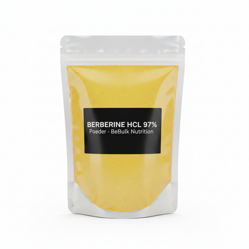 Berberin HCL 97% Pulver - BeBulk Nutrition - 100% Halal Cosmetica