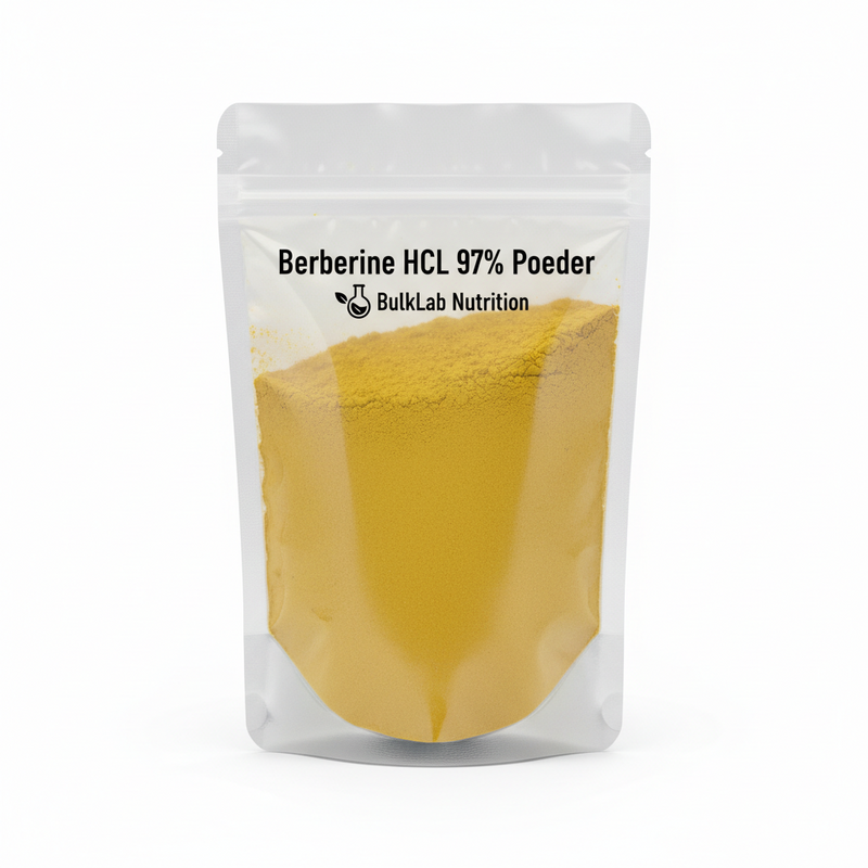 Berberin HCL 97% Pulver - BulkLab Nutrition - 100% Halal Cosmetica