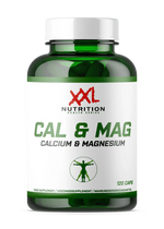 Calcium & Magnesium - 120 kapsler - XXL Ernæring - Afbeelding 1