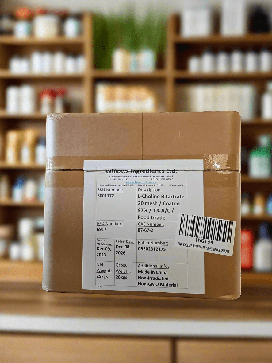 L-Choline Bitartrate 25kg - BeBulk Nutrition
