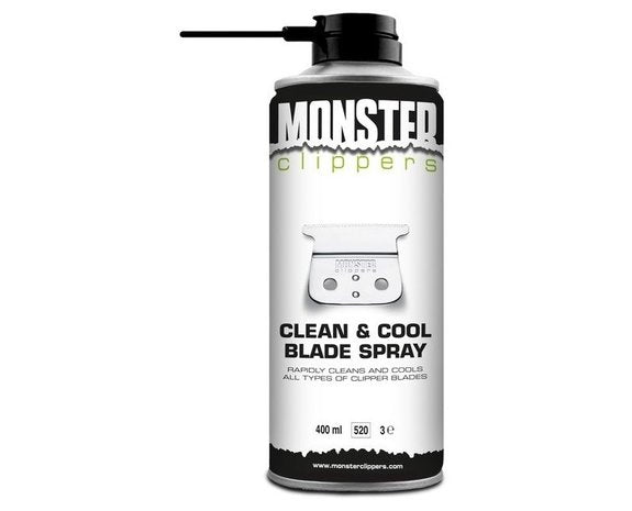 Monster Clippers Clean & Cool Blade Spray 400ml - for Clipper and Trimmer Maintenance - Blade Cleaner kopen in Nederland