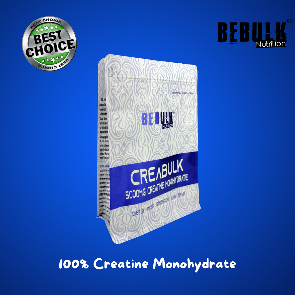 CreaBulk - 100% kreatyna monohydraat - BeBulk Nutrition