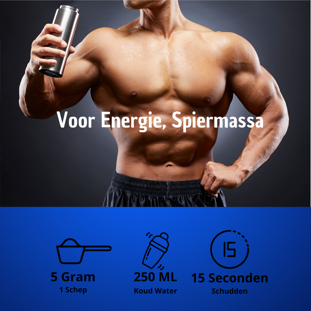 CreaBulk - 100% kreatyna monohydraat - BeBulk Nutrition