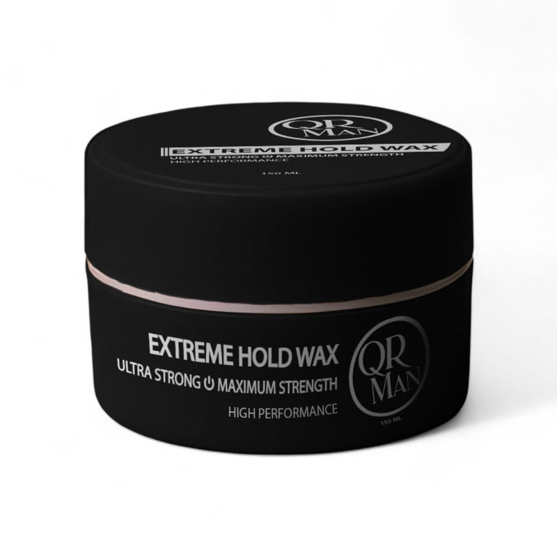 QR MAN sort (Zwart) hårstyling voks 150ml kopen in Nederland