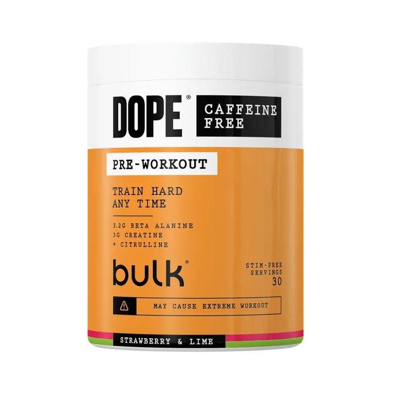 Dope Pre-Workout koffeinfri - Bulk - 100% Halal Cosmetica
