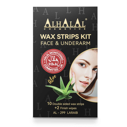 AL-299 LARAIB WAXSTRIP VOOR GEZICHT EN OKSEL - Halal Cosmetica