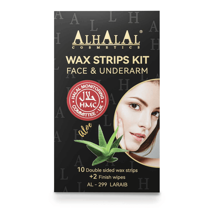 AL-299 LARAIB BANDE DE CIRE POUR VISAGE ET AISSELLE - 100% Halal Cosmetica
