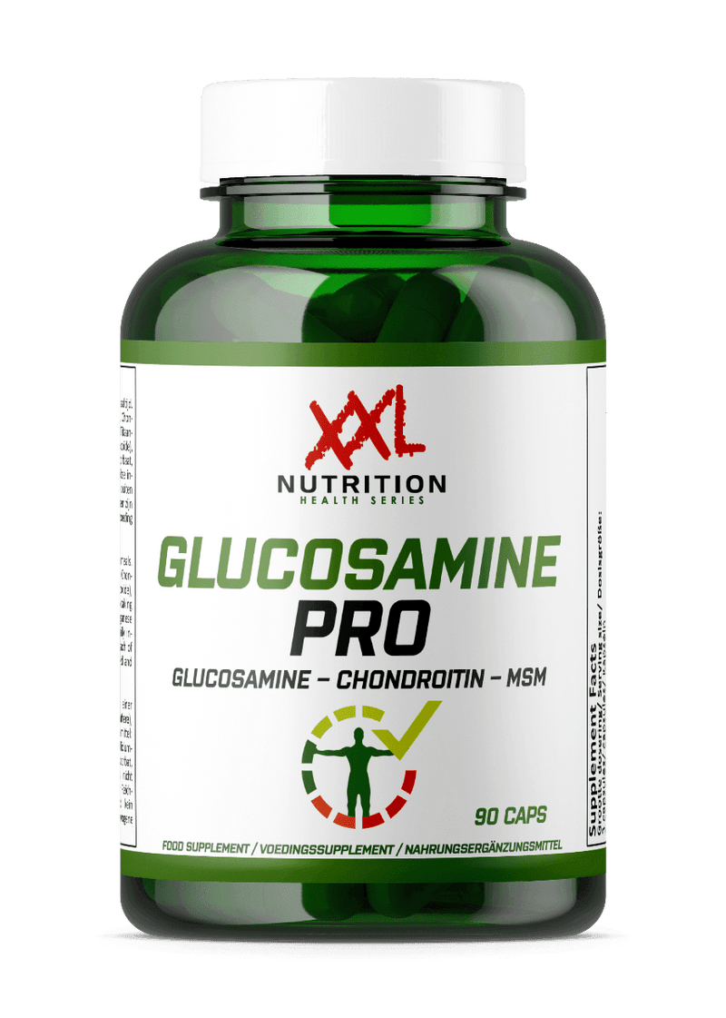 Glucosamin Pro - 90 kapsler - XXL Ernæring - 100% Halal Cosmetica