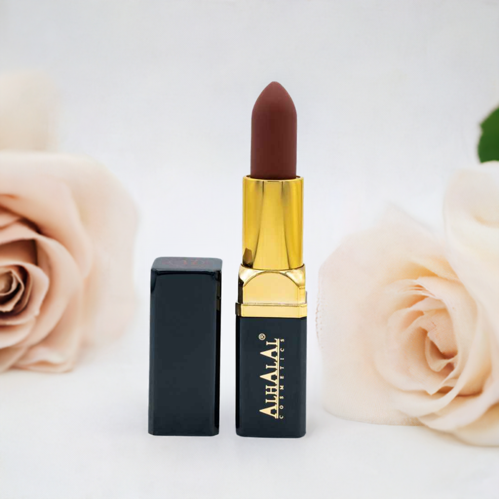 AL-01 MEHWISH BRUINE FLUWELEN LIPPENSTIFT