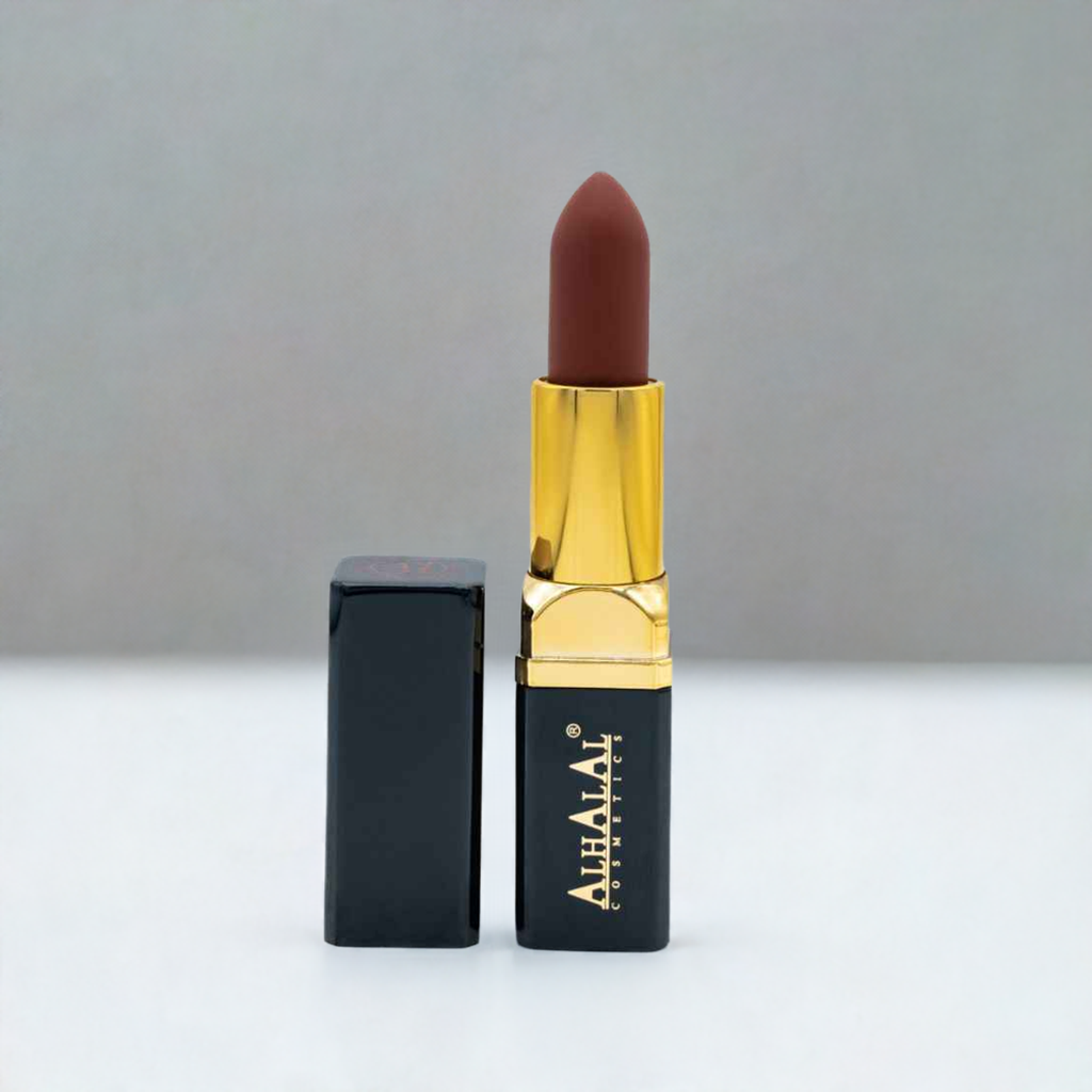 AL-01 MEHWISH BRUINE FLUWELEN LIPPENSTIFT