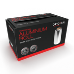 Professional OBB Aluminum Foil Roll 12µ Silver 10cmx100m afbeelding 1